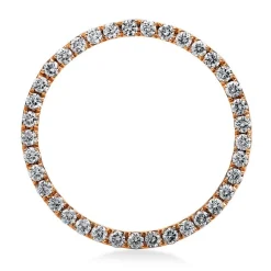 Anhänger 750/18K Rotgold Diamant 0.93ct.