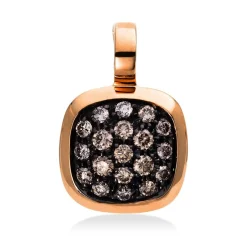 Anhänger 750/18K Rotgold Diamant 0.36ct.