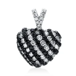 Anhänger 750/18K Weissgold Diamant 1.21ct.