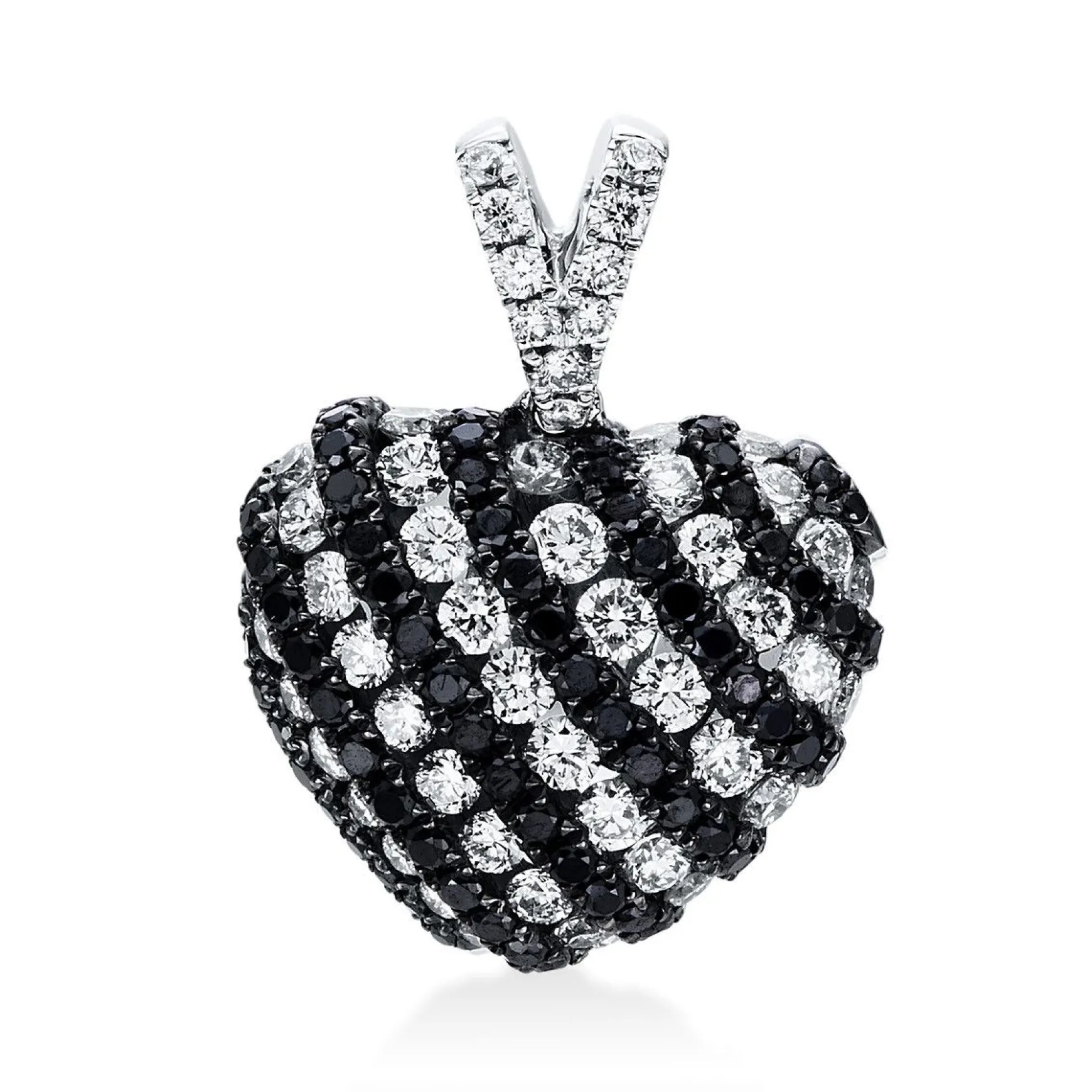 Anhänger 750/18K Weissgold Diamant 1.21ct.