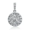 Anhänger 750/18K Weissgold Diamant 0.75ct.