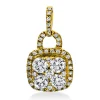 Anhänger 750/18K Weissgold Diamant 0.89ct.