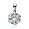 Anhänger 750/18K Weissgold Diamant 1.08ct.
