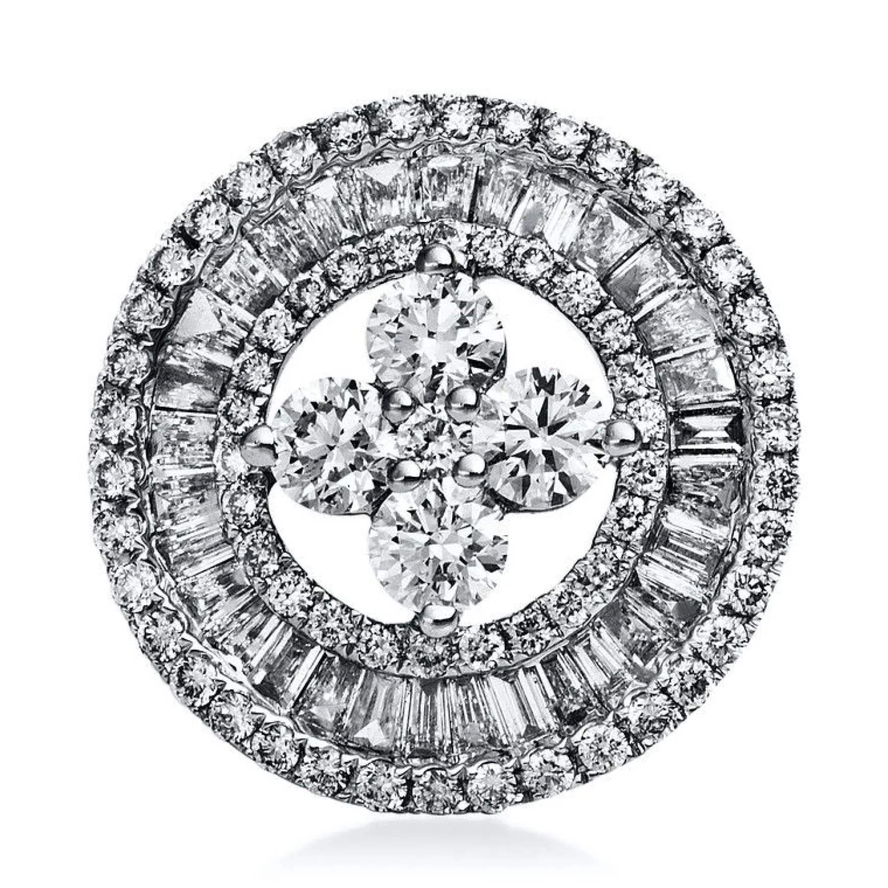Anhänger 750/18K Weissgold Diamant 1.52ct.