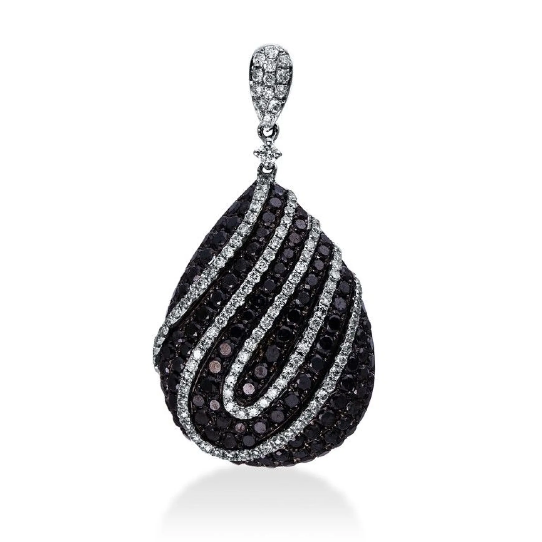 Anhänger 750/18K Weissgold Diamant 2.67ct.