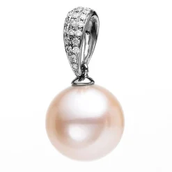 Anhänger 750/18K Weissgold Diamant 0.09ct.