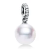 Anhänger 750/18K Weissgold Diamant 0.12ct. Südsee Perle