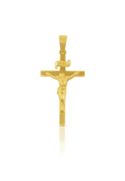 Anhänger Kreuz Gelbgold 750, 31x15mm