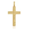 Anhänger Kreuz Gelbgold 750, 27x14mm