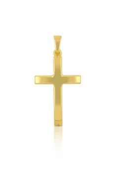 Anhänger Kreuz Gelbgold 750, 32x16mm