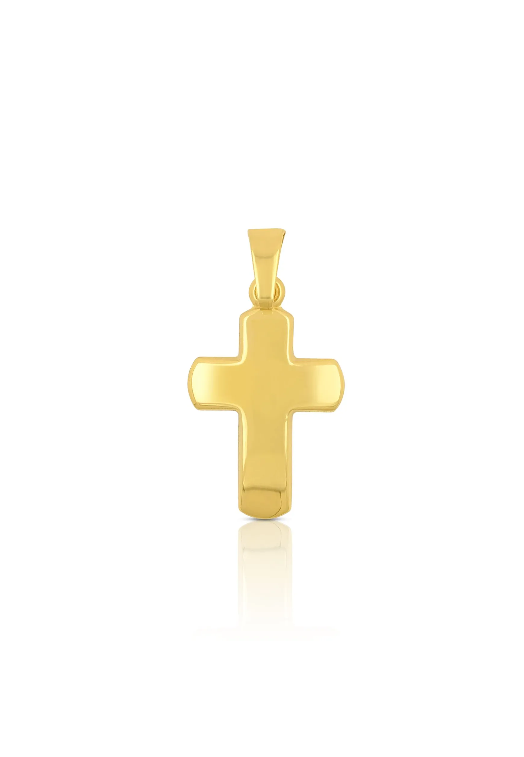 Anhänger Kreuz Gelbgold 750, 23x11mm