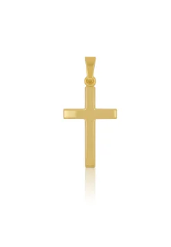 Anhänger Kreuz Gelbgold 750, 24x12mm