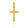 Anhänger Kreuz Gelbgold 750, 18x12x2mm