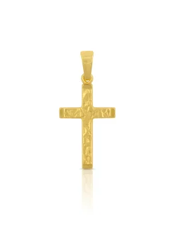 Anhänger Kreuz Gelbgold 750, 18x12x2mm
