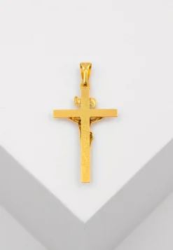 Anhänger Kreuz Gelbgold 750, 31x15mm