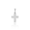 Anhänger Kreuz Weissgold 750, 16x9mm