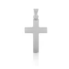 Anhänger Kreuz Weissgold 750, 25x12mm