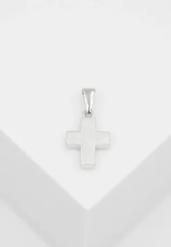 Anhänger Kreuz Weissgold 750, 16x9mm