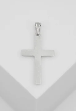 Anhänger Kreuz Weissgold 750, 28x14mm