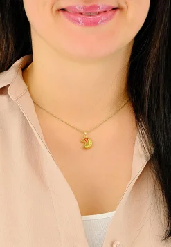 Anhänger Käse Gelbgold 750, 20x12mm