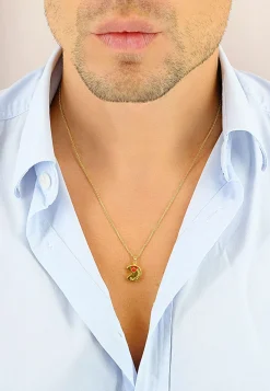 Anhänger Käse Gelbgold 750, 20x12mm