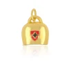Anhänger Kuhglocke Gelbgold 750, 16x11mm