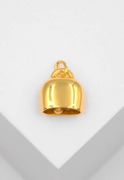 Anhänger Kuhglocke Gelbgold 750, 16x11mm