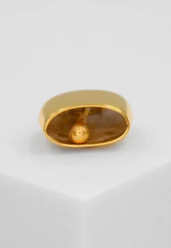 Anhänger Kuhglocke Gelbgold 750, 16x11mm