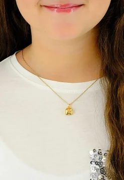 Anhänger Kuhglocke Gelbgold 750, 16x11mm