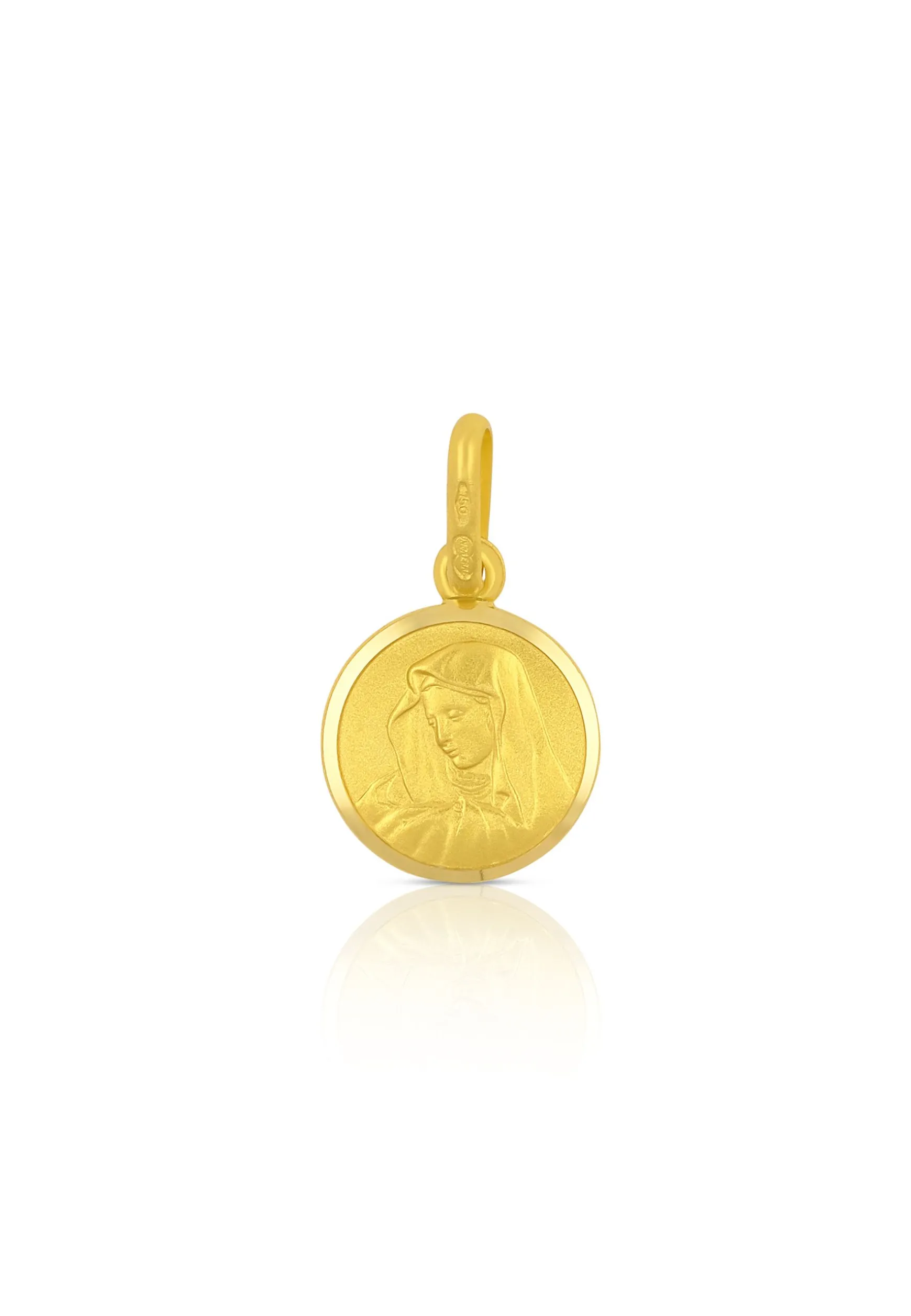 Anhänger Madonna Gelbgold 750, 18x10mm