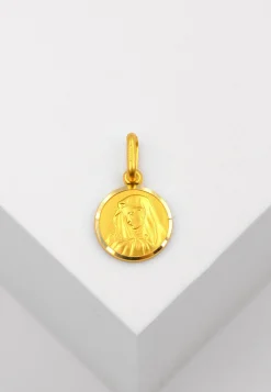 Anhänger Madonna Gelbgold 750, 18x10mm