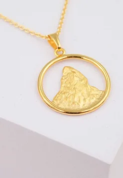 Anhänger Matterhorn Gelbgold 750, 25x18mm