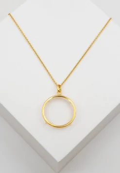 Anhänger Münzfassung Gelbgold 750, 29x22mm