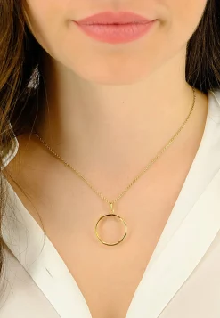 Anhänger Münzfassung Gelbgold 750, 29x22mm