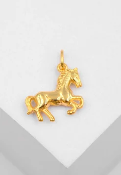 Anhänger Pferd Gelbgold 750, 19x15mm