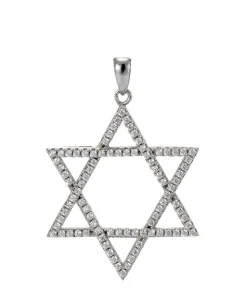 Anhänger Silber 925 Zirkonia Stern