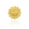 Anhänger Sonne Gelbgold 750, 16x16mm