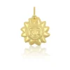 Anhänger Sonne Gelbgold 750, 22x16mm