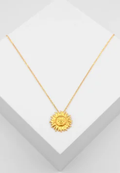 Anhänger Sonne Gelbgold 750, 16x16mm