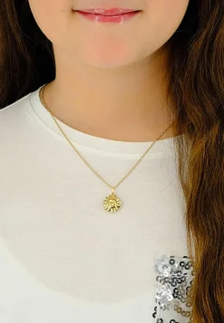 Anhänger Sonne Gelbgold 750, 22x16mm