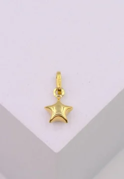 Anhänger Stern Gelbgold 750, 13x7mm