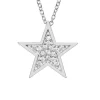 Anhänger Stern Silber 925 Zirkonia