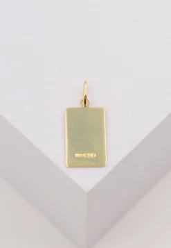 Anhänger Sternzeichen Fische Gelbgold 750, 20x9mm