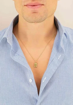 Anhänger Sternzeichen Fische Gelbgold 750, 20x9mm