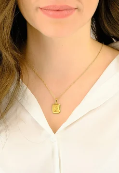 Anhänger Sternzeichen Jungfrau Gelbgold 750, 24x13mm