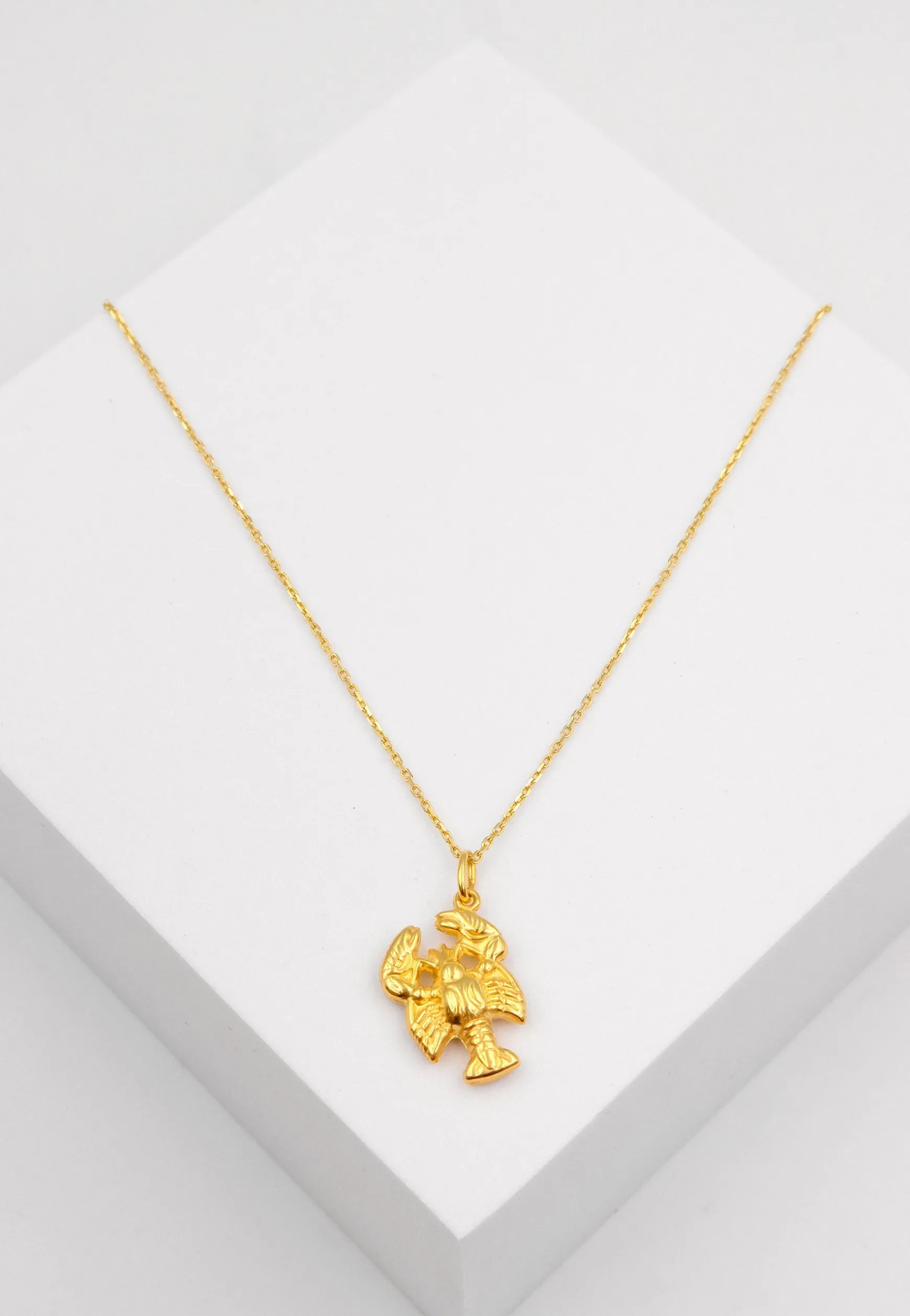 Anhänger Sternzeichen Krebs Gelbgold 750, 22x14mm