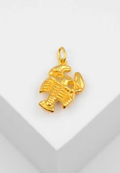 Anhänger Sternzeichen Krebs Gelbgold 750, 22x14mm
