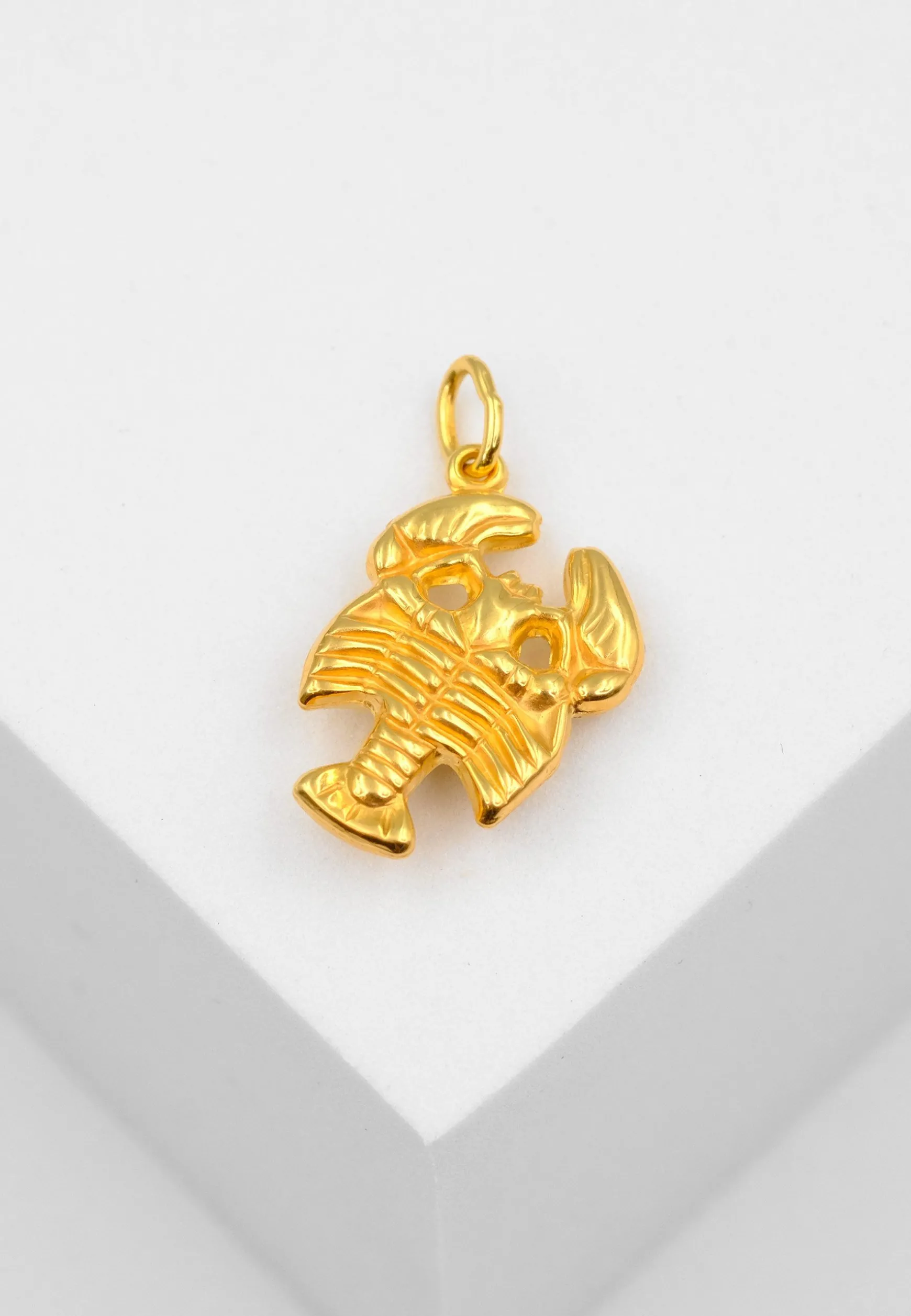 Anhänger Sternzeichen Krebs Gelbgold 750, 22x14mm