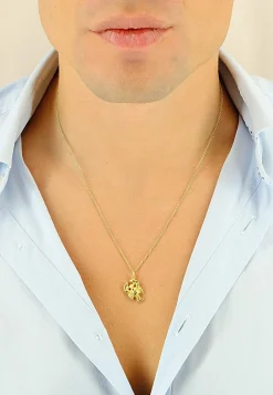 Anhänger Sternzeichen Krebs Gelbgold 750, 22x14mm