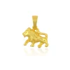 Anhänger Sternzeichen Löwe Gelbgold 750, 16x12mm